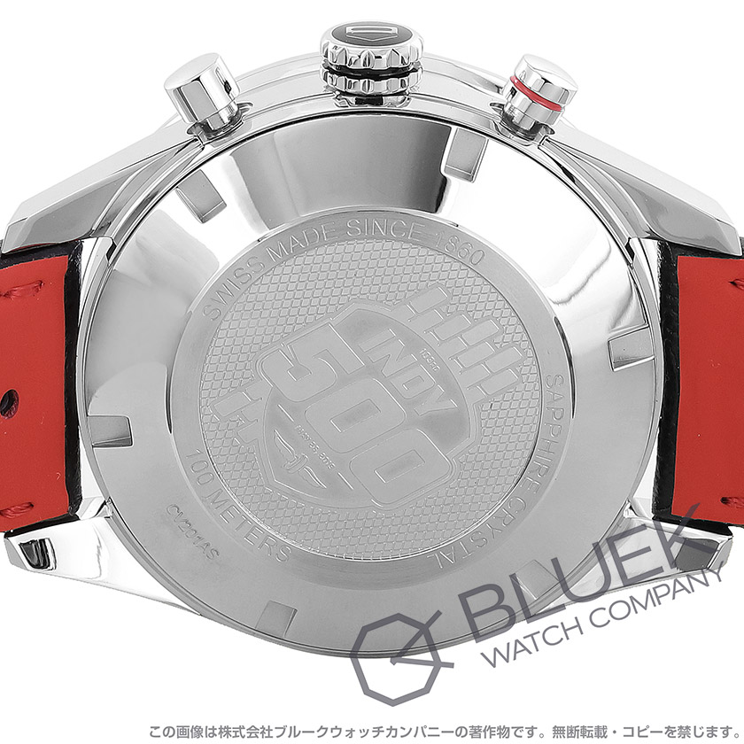 タグホイヤー カレラ インディ500 限定エディション クロノグラフ メンズ CV201AS.FC6429