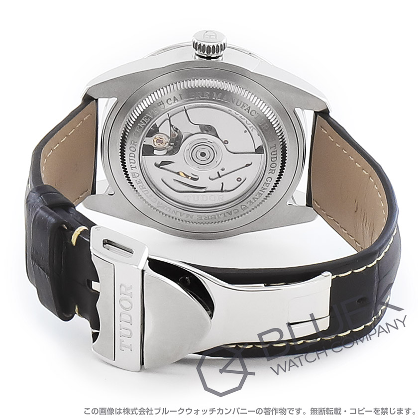 チューダー グラマー ダブルデイト ダイヤ アリゲーターレザー メンズ 57100-0020