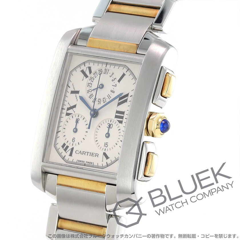 カルティエ タンク フランセーズ クロノグラフ メンズ W51004Q4