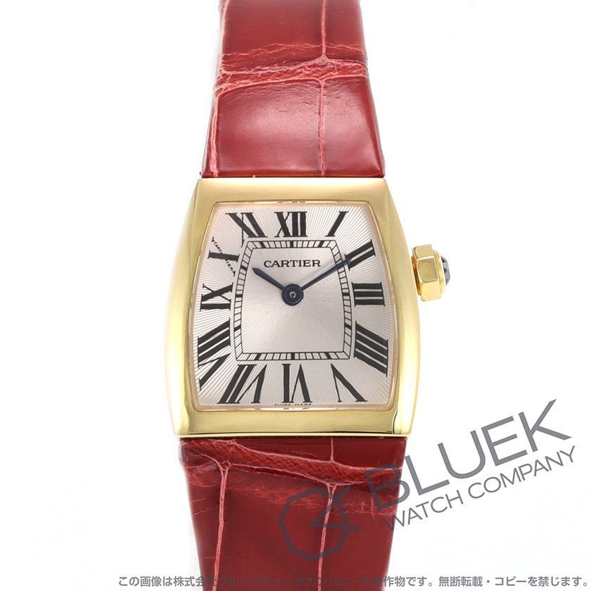 カルティエ ラドーニャ YG金無垢 アリゲーターレザー レディース W6400256