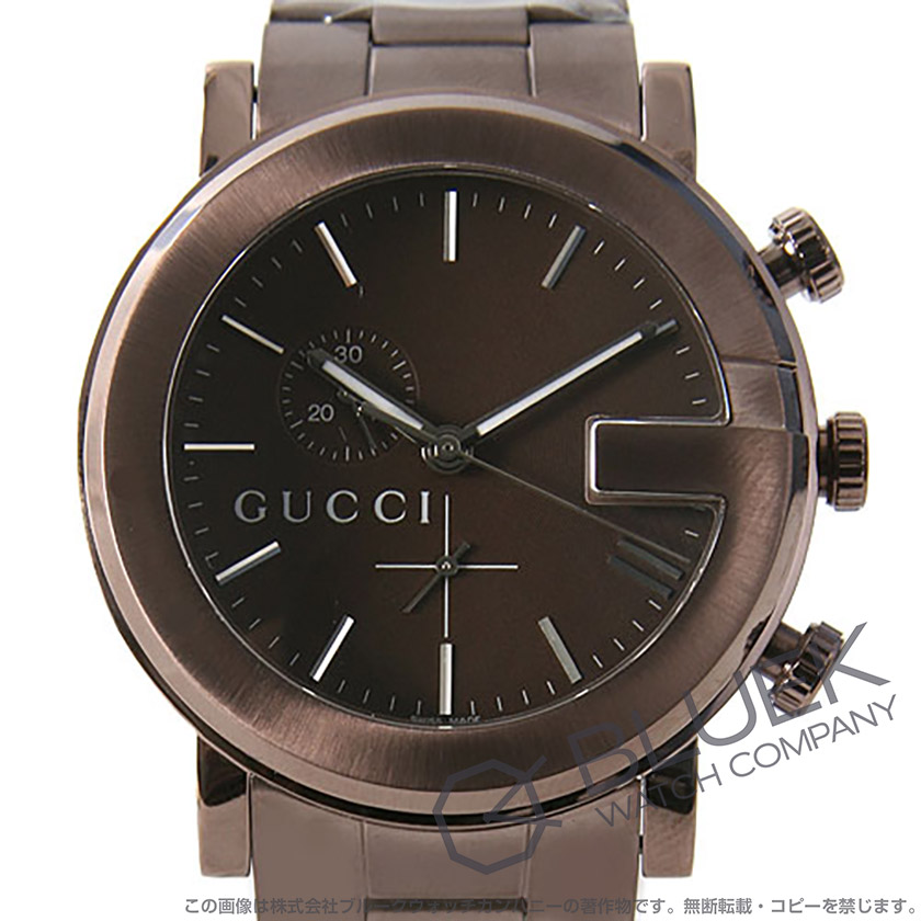 グッチ Gクロノ クロノグラフ 腕時計 メンズ GUCCI YA101341