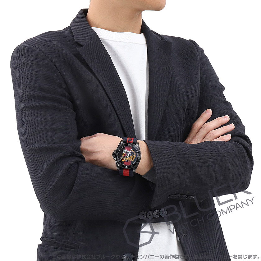 グッチ グッチ ダイブ タイガー メンズ YA136215 | 新品腕時計通販 