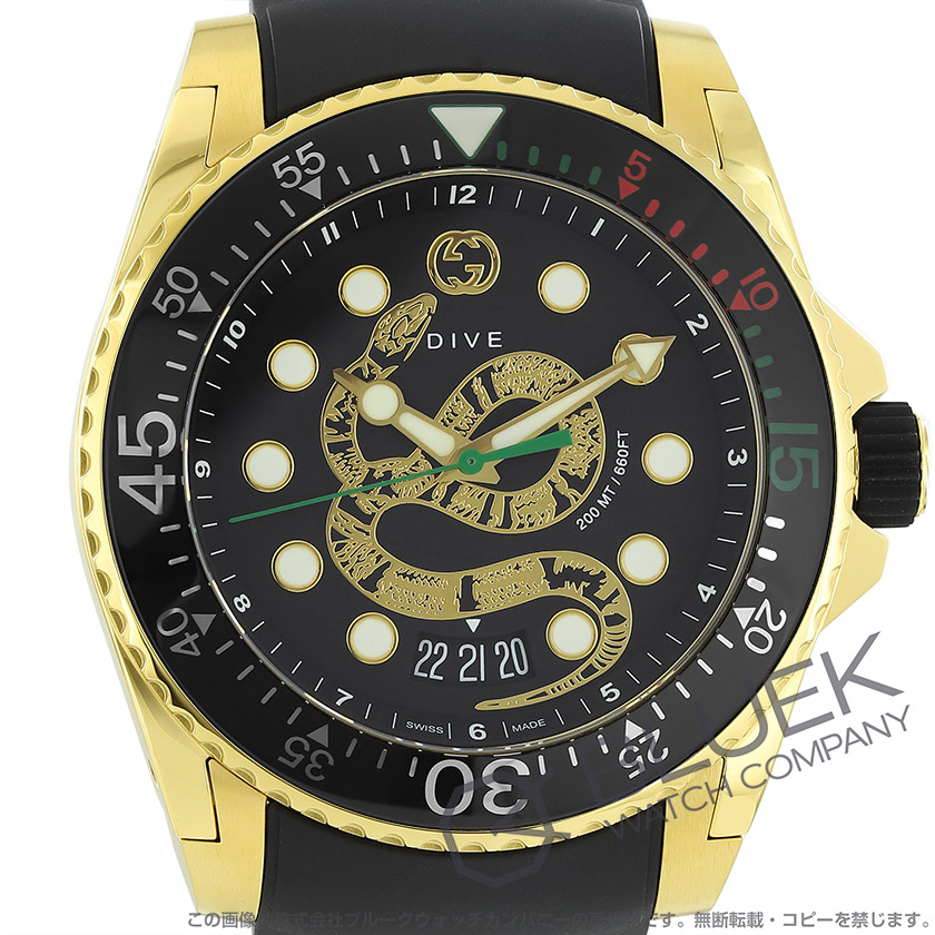 グッチ ＤＩＶＥ 腕時計 GU-YA136215  2年