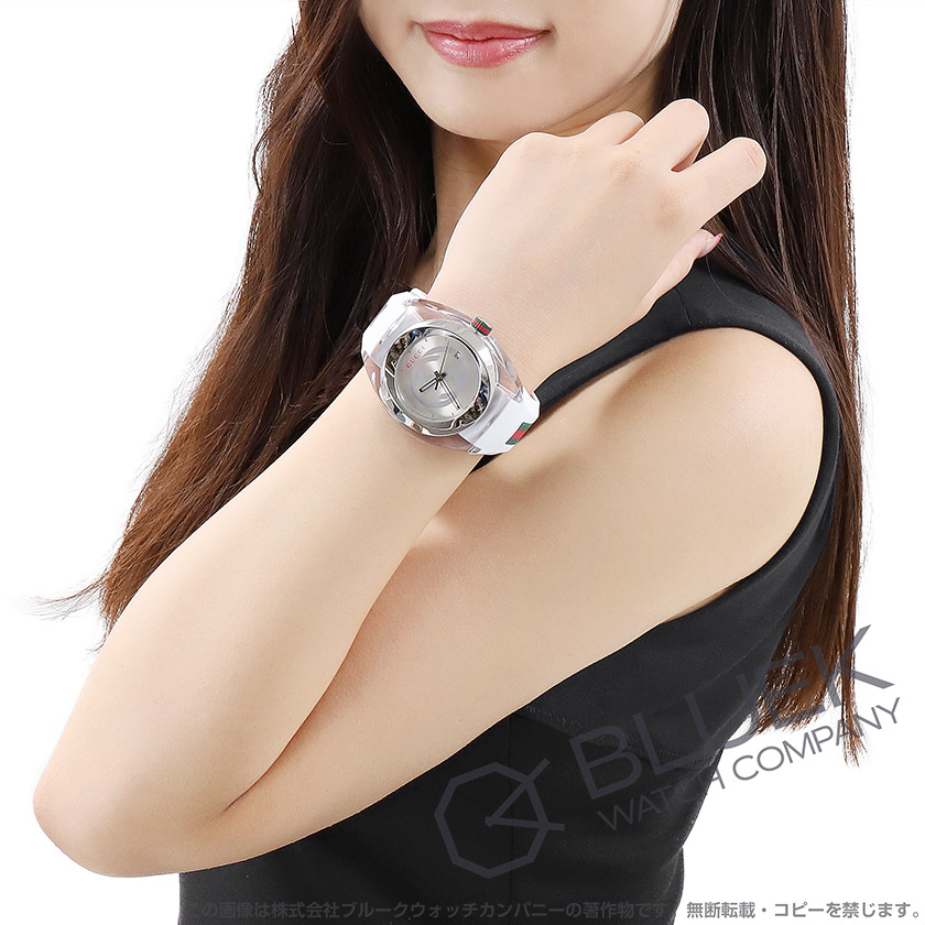 新品未使用正規品 GUCCI SYNC ユニセックス 腕時計 ラバーベルト