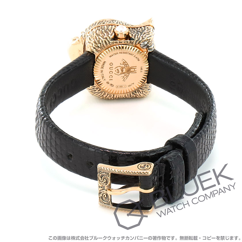 グッチ ル マルシェ デ メルヴェイユ シークレット ウォッチ ダイヤ リザードレザー レディース YA146504